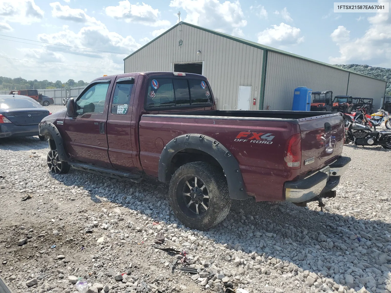 2007 Ford F250 Super Duty VIN: 1FTSX21587EA67081 Lot: 62817244