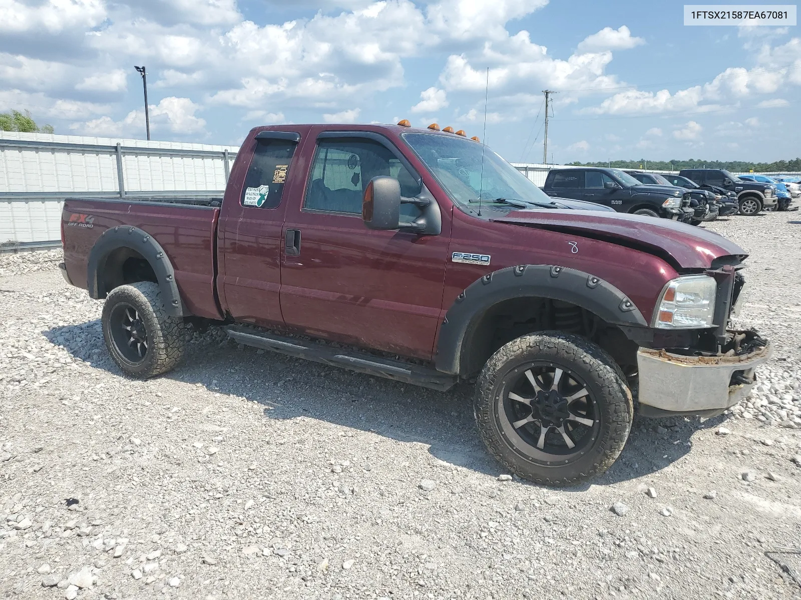 2007 Ford F250 Super Duty VIN: 1FTSX21587EA67081 Lot: 62817244