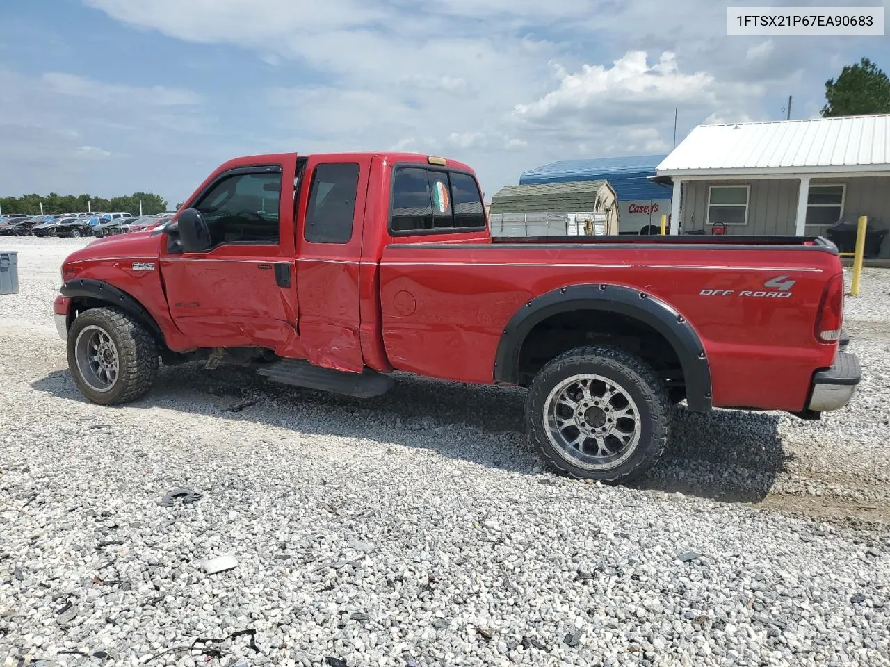 2007 Ford F250 Super Duty VIN: 1FTSX21P67EA90683 Lot: 70323584