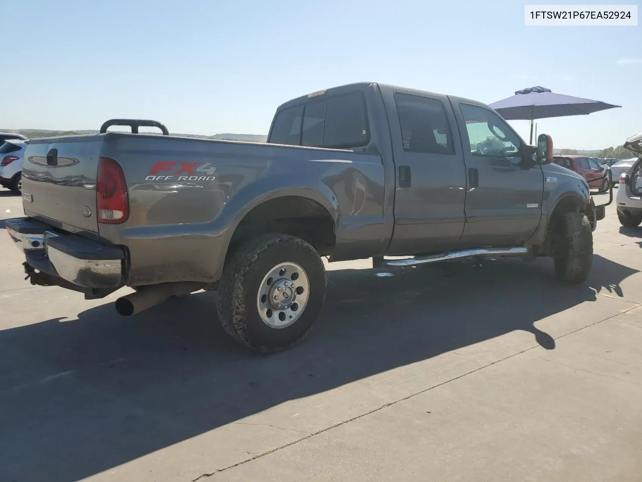 1FTSW21P67EA52924 2007 Ford F250 Super Duty