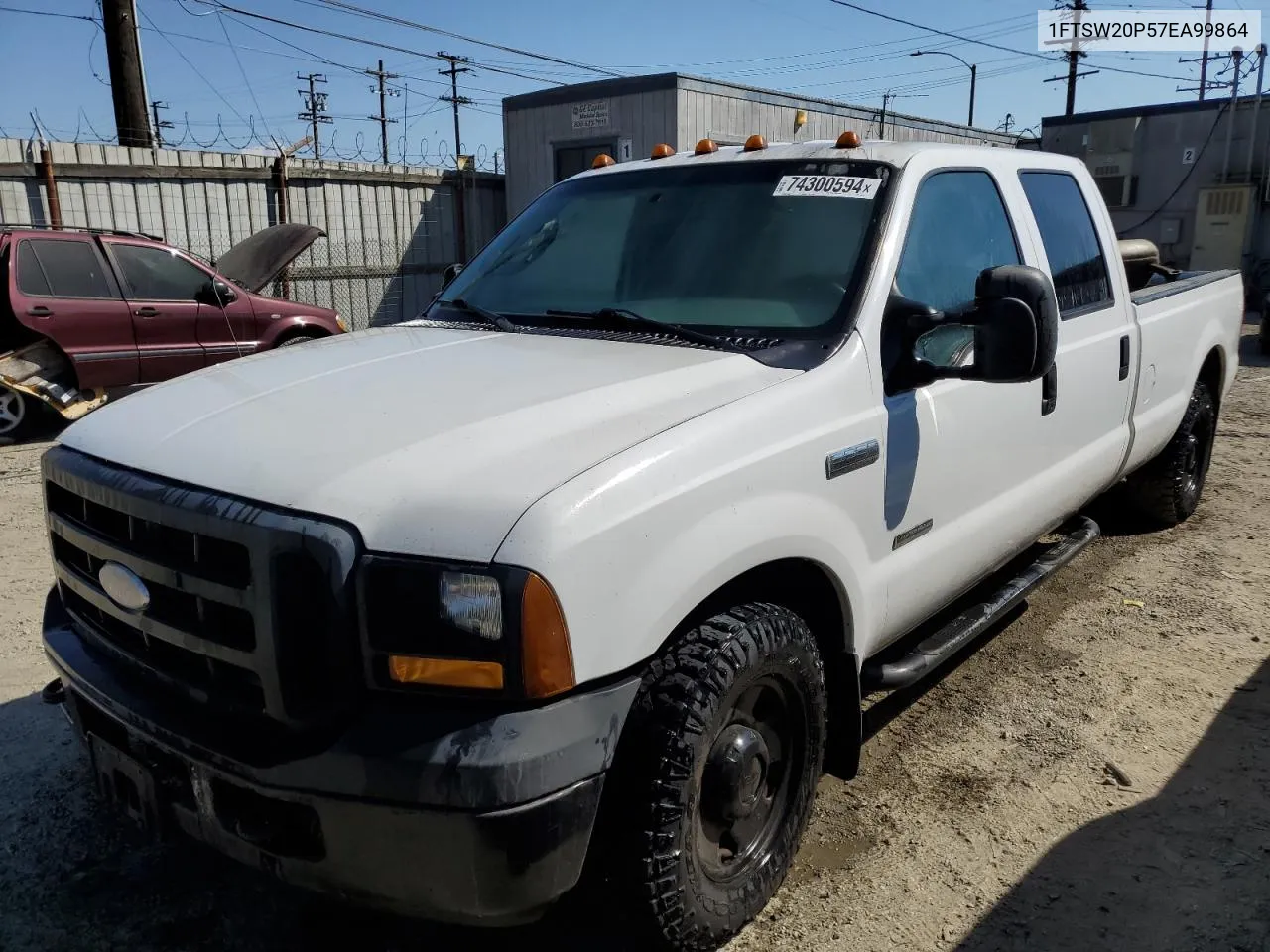 2007 Ford F250 Super Duty VIN: 1FTSW20P57EA99864 Lot: 74300594