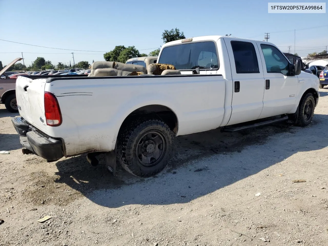 2007 Ford F250 Super Duty VIN: 1FTSW20P57EA99864 Lot: 74300594