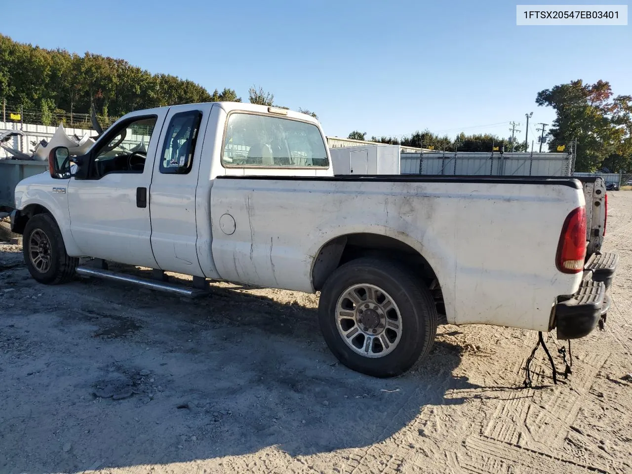 2007 Ford F250 Super Duty VIN: 1FTSX20547EB03401 Lot: 77347914