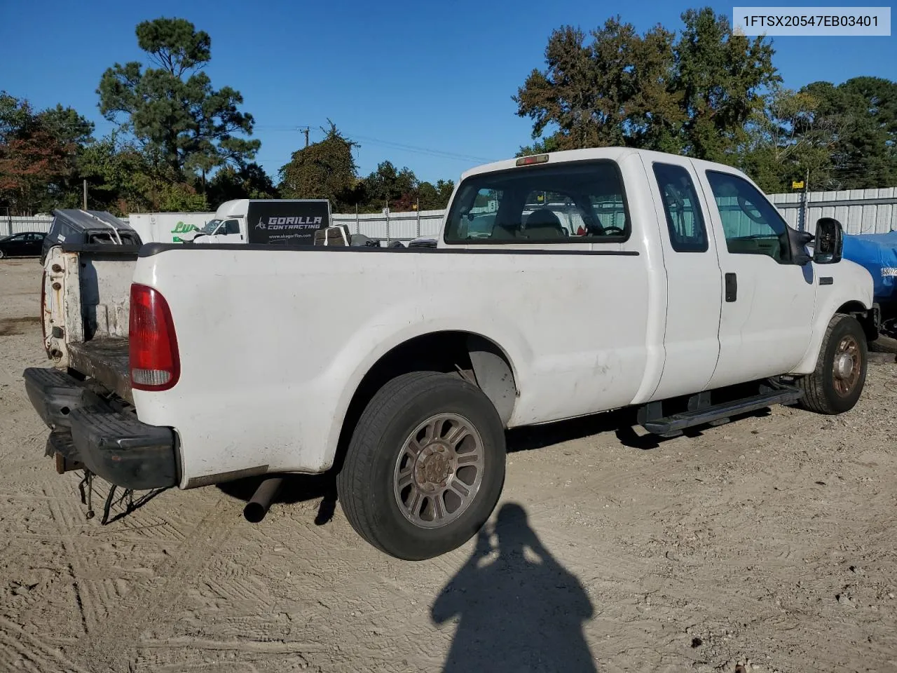 2007 Ford F250 Super Duty VIN: 1FTSX20547EB03401 Lot: 77347914