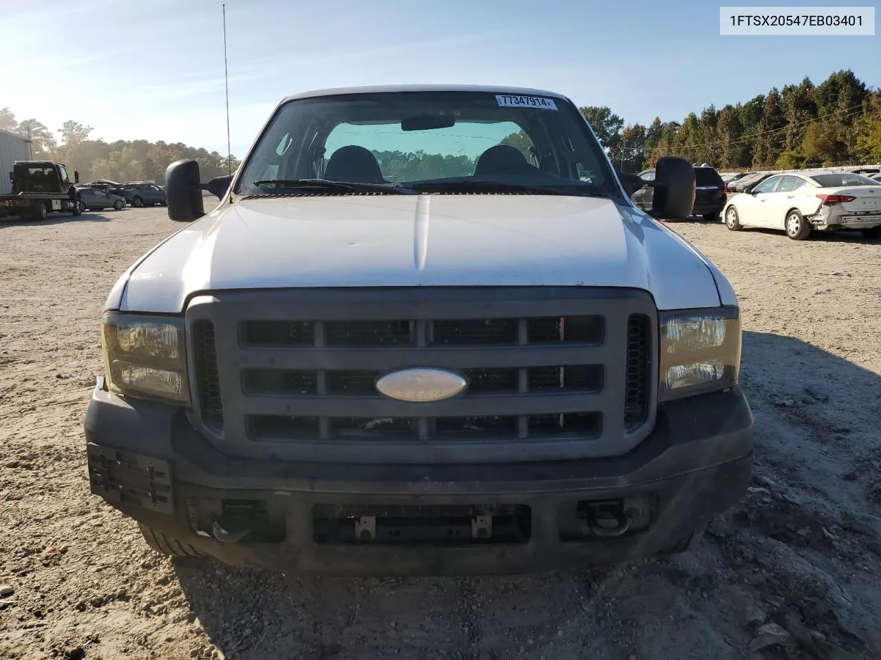 2007 Ford F250 Super Duty VIN: 1FTSX20547EB03401 Lot: 77347914