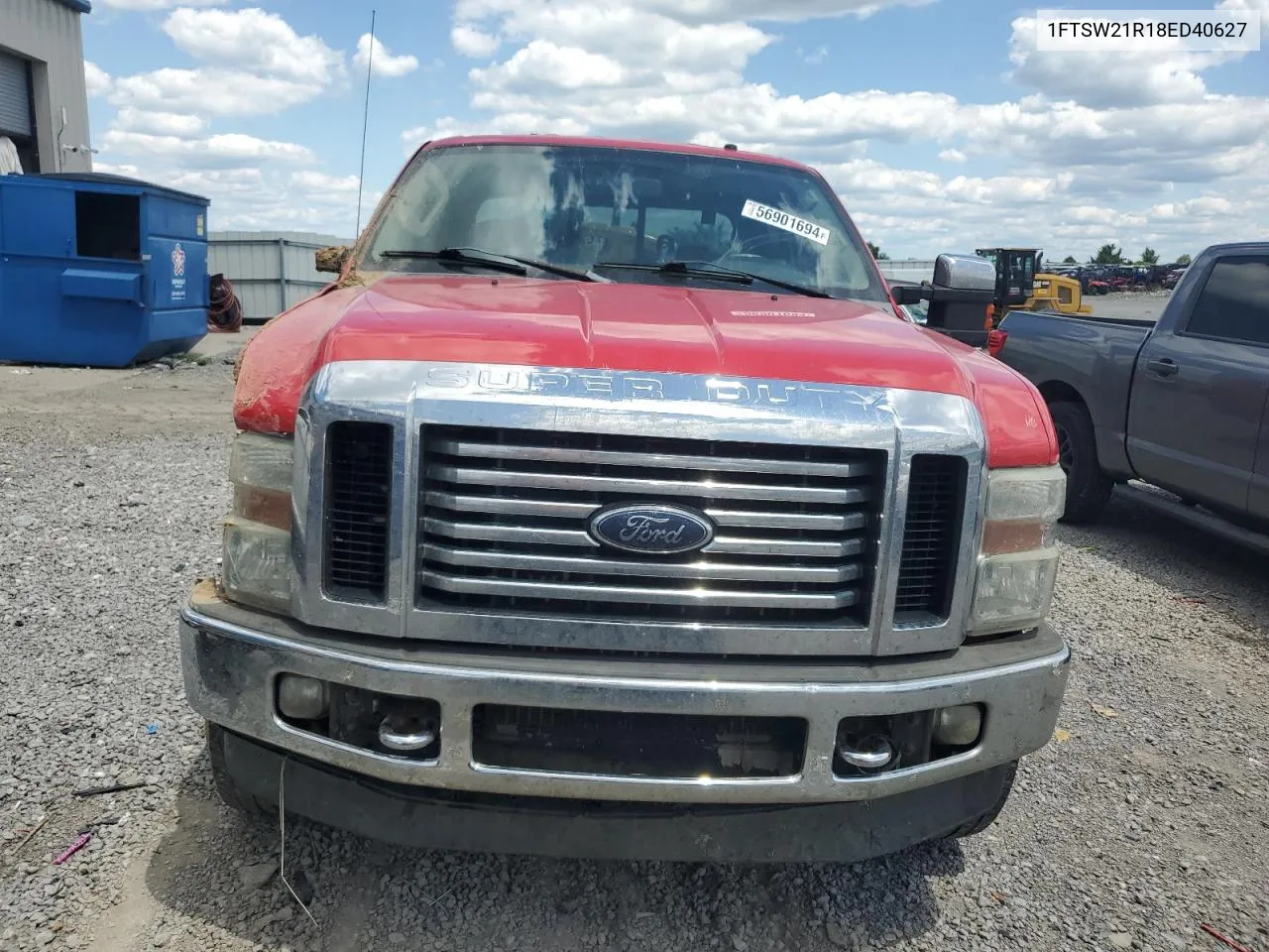 2008 Ford F250 Super Duty VIN: 1FTSW21R18ED40627 Lot: 56901694