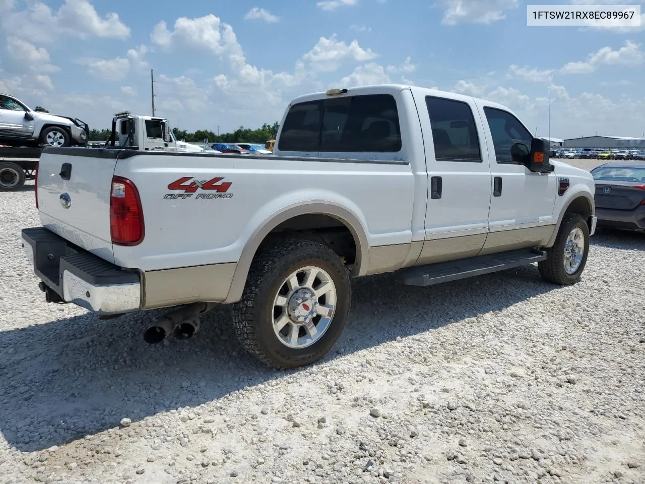 2008 Ford F250 Super Duty VIN: 1FTSW21RX8EC89967 Lot: 58134274