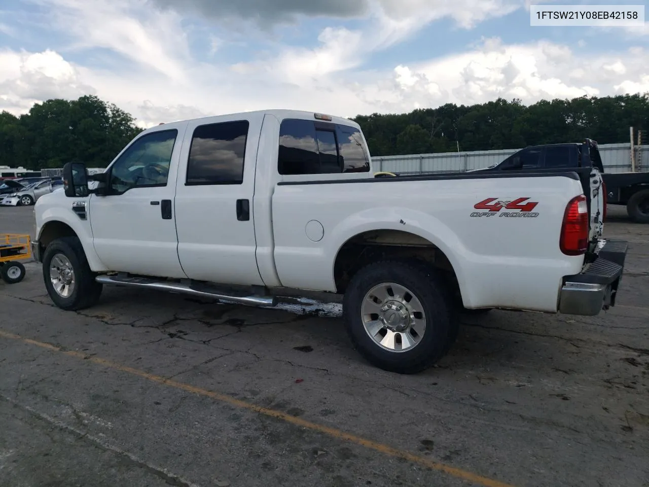 2008 Ford F250 Super Duty VIN: 1FTSW21Y08EB42158 Lot: 59068484