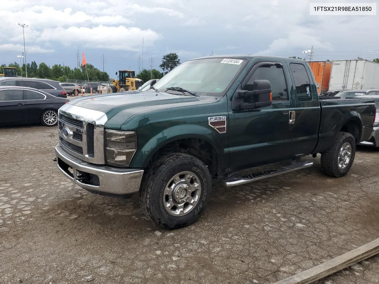 2008 Ford F250 Super Duty VIN: 1FTSX21R98EA51850 Lot: 61334104