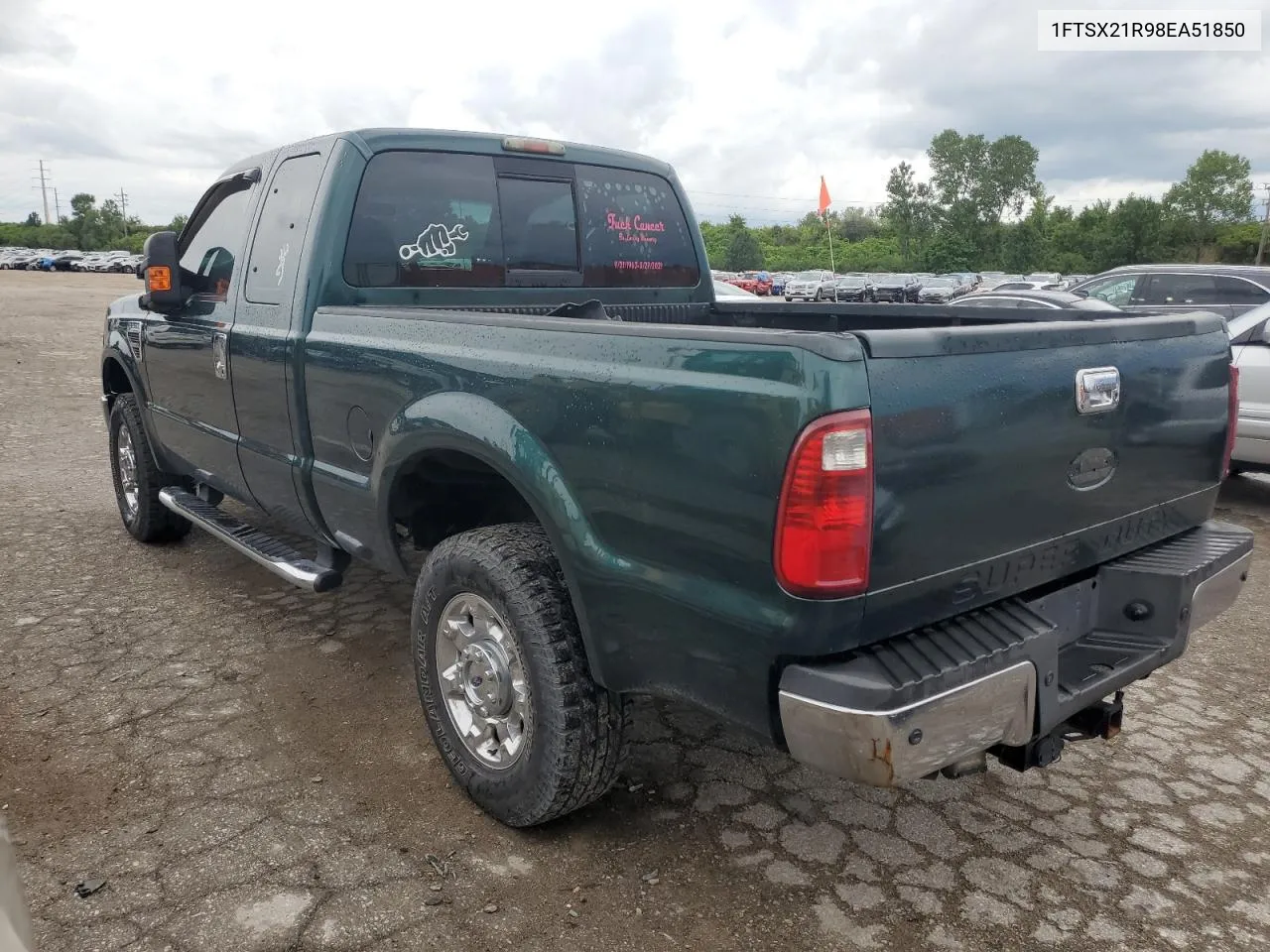 2008 Ford F250 Super Duty VIN: 1FTSX21R98EA51850 Lot: 61334104