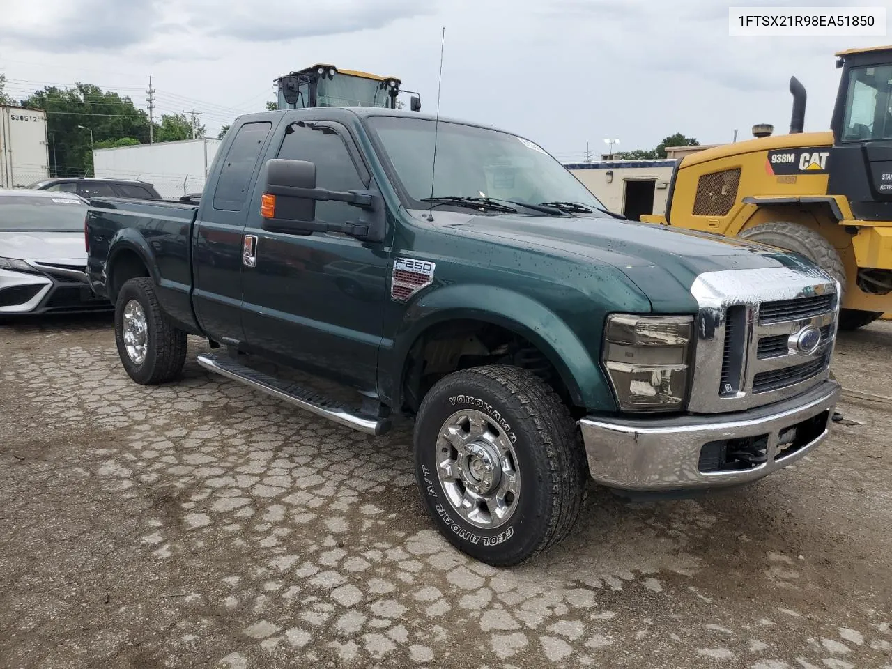 2008 Ford F250 Super Duty VIN: 1FTSX21R98EA51850 Lot: 61334104