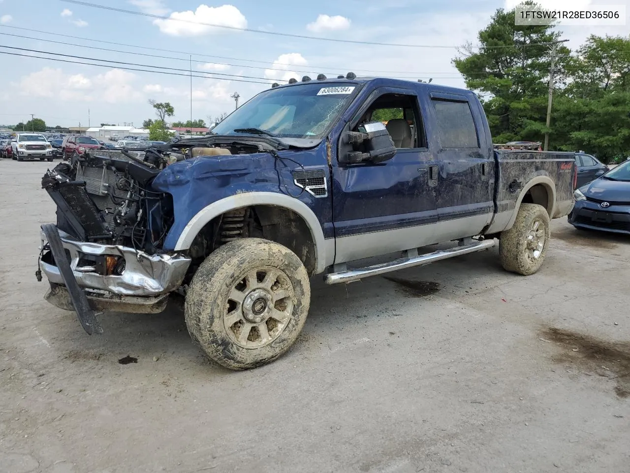 2008 Ford F250 Super Duty VIN: 1FTSW21R28ED36506 Lot: 63006284