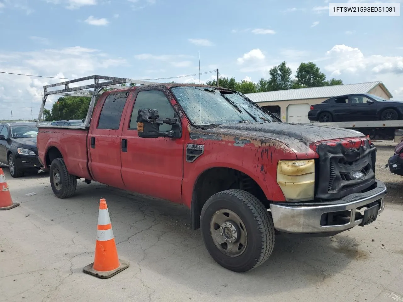 2008 Ford F250 Super Duty VIN: 1FTSW21598ED51081 Lot: 63385604