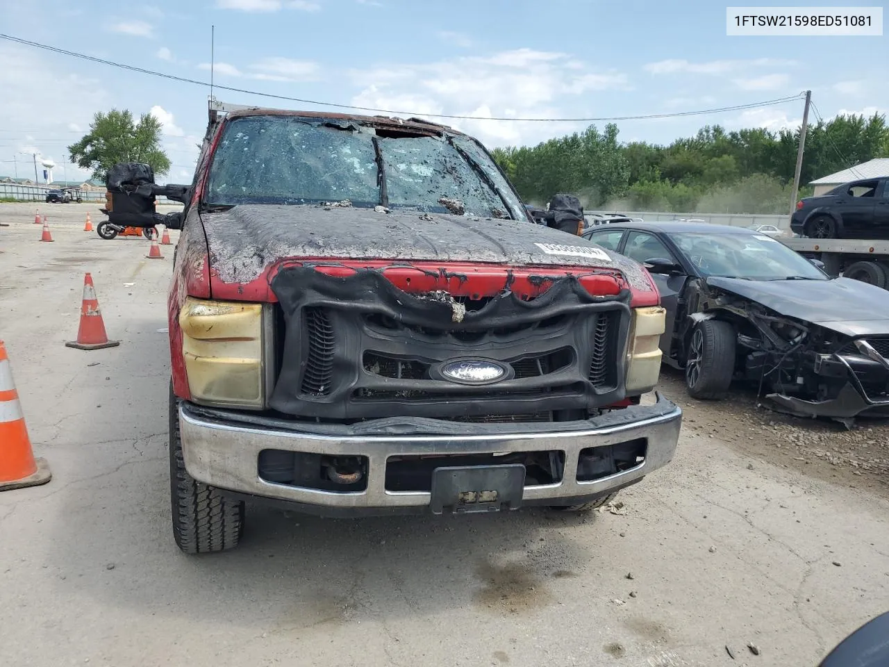 2008 Ford F250 Super Duty VIN: 1FTSW21598ED51081 Lot: 63385604