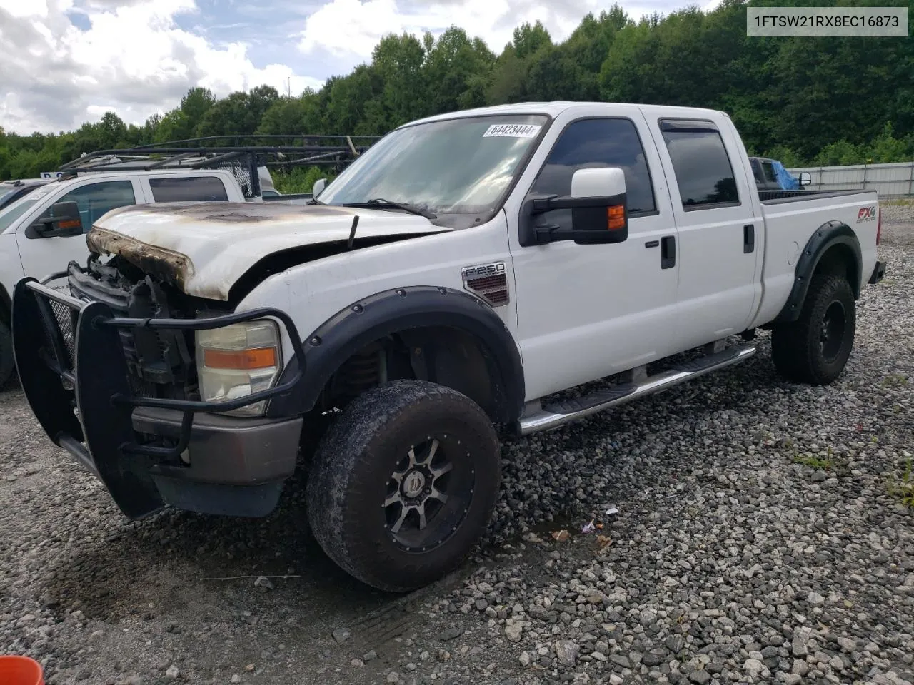 2008 Ford F250 Super Duty VIN: 1FTSW21RX8EC16873 Lot: 64423444