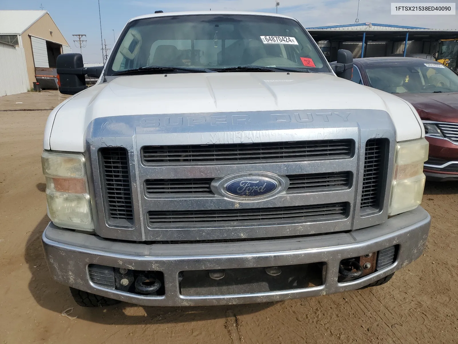 2008 Ford F250 Super Duty VIN: 1FTSX21538ED40090 Lot: 64870424