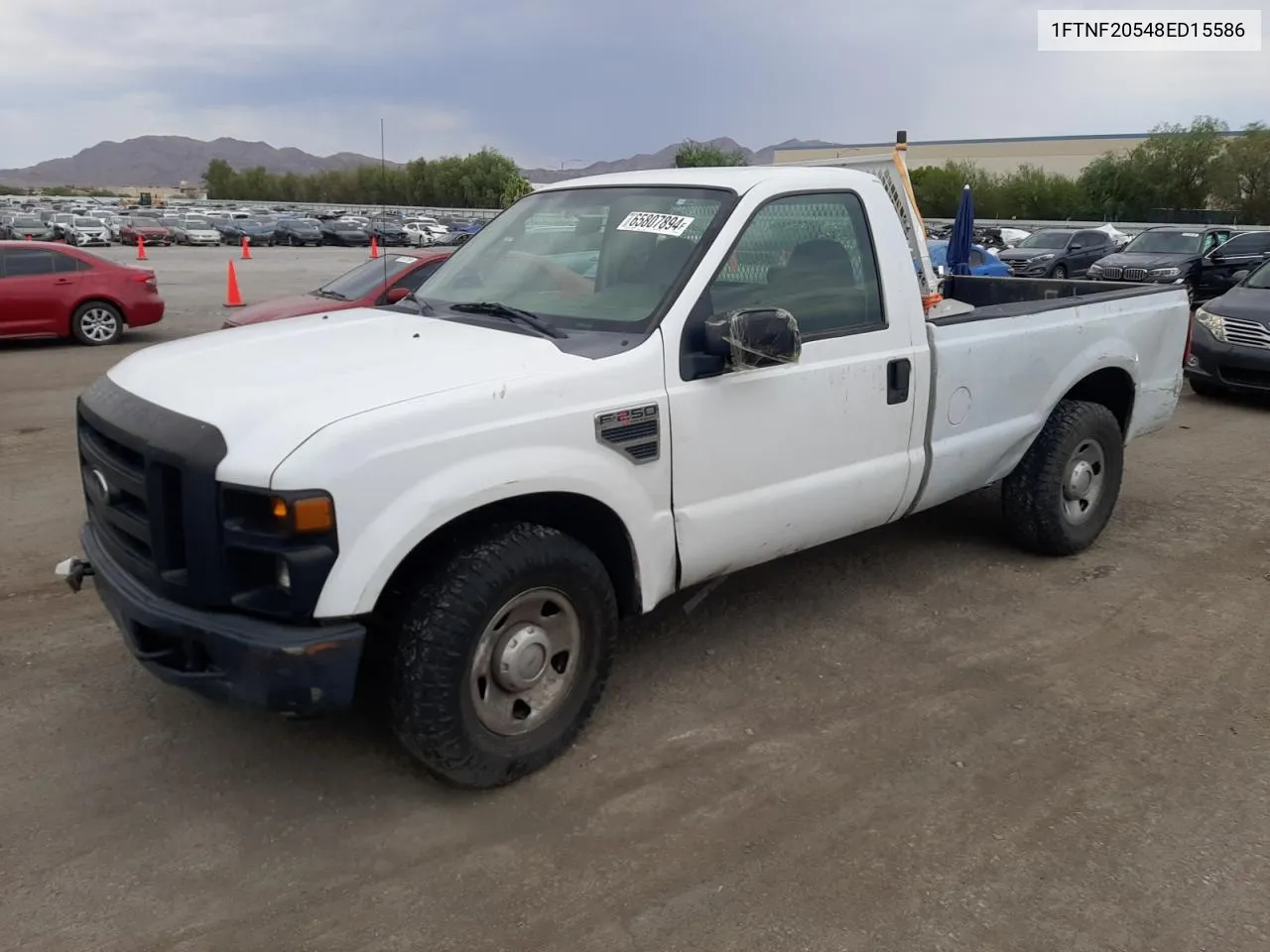 2008 Ford F250 Super Duty VIN: 1FTNF20548ED15586 Lot: 65807894