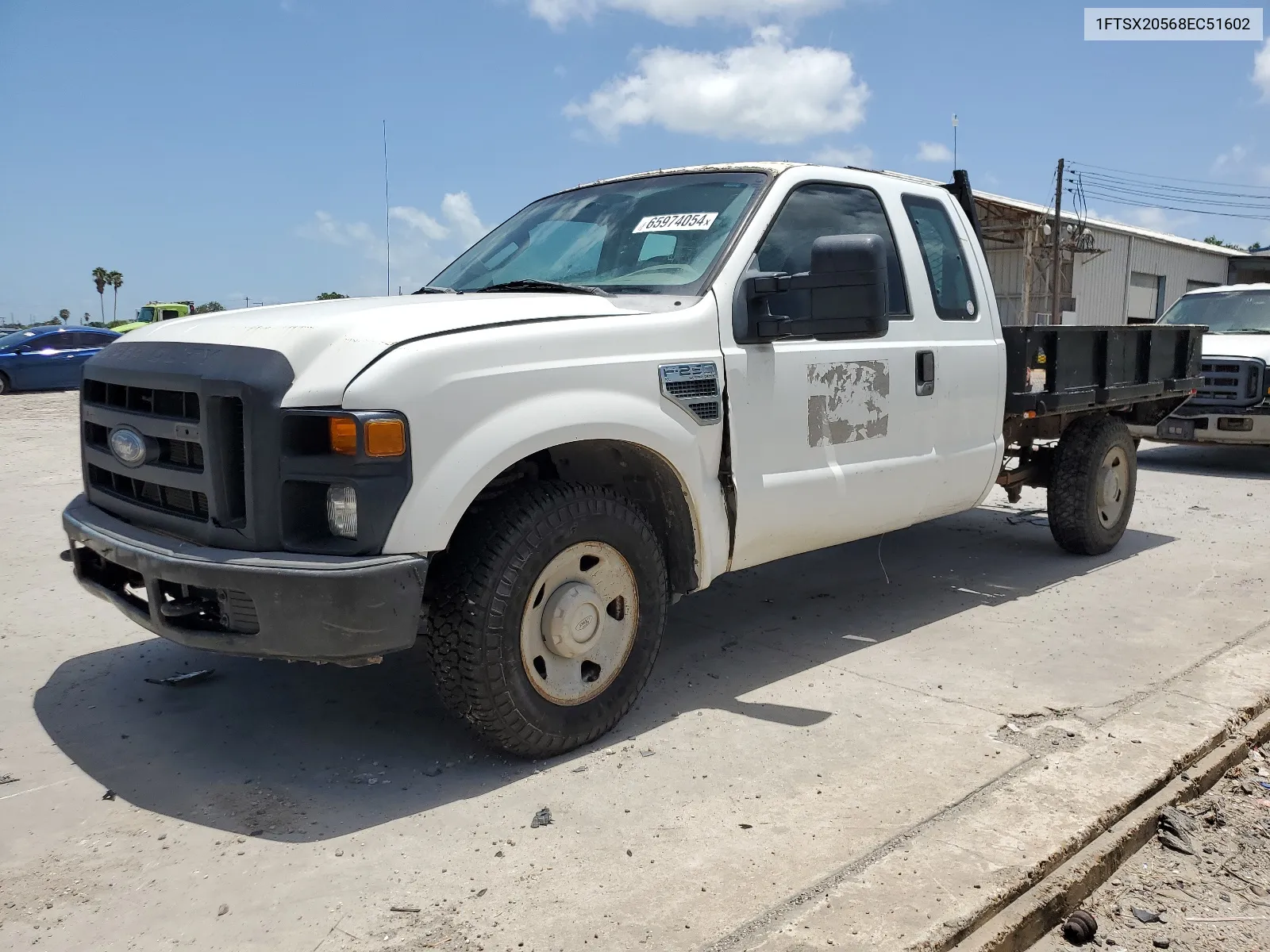 2008 Ford F250 Super Duty VIN: 1FTSX20568EC51602 Lot: 65974054