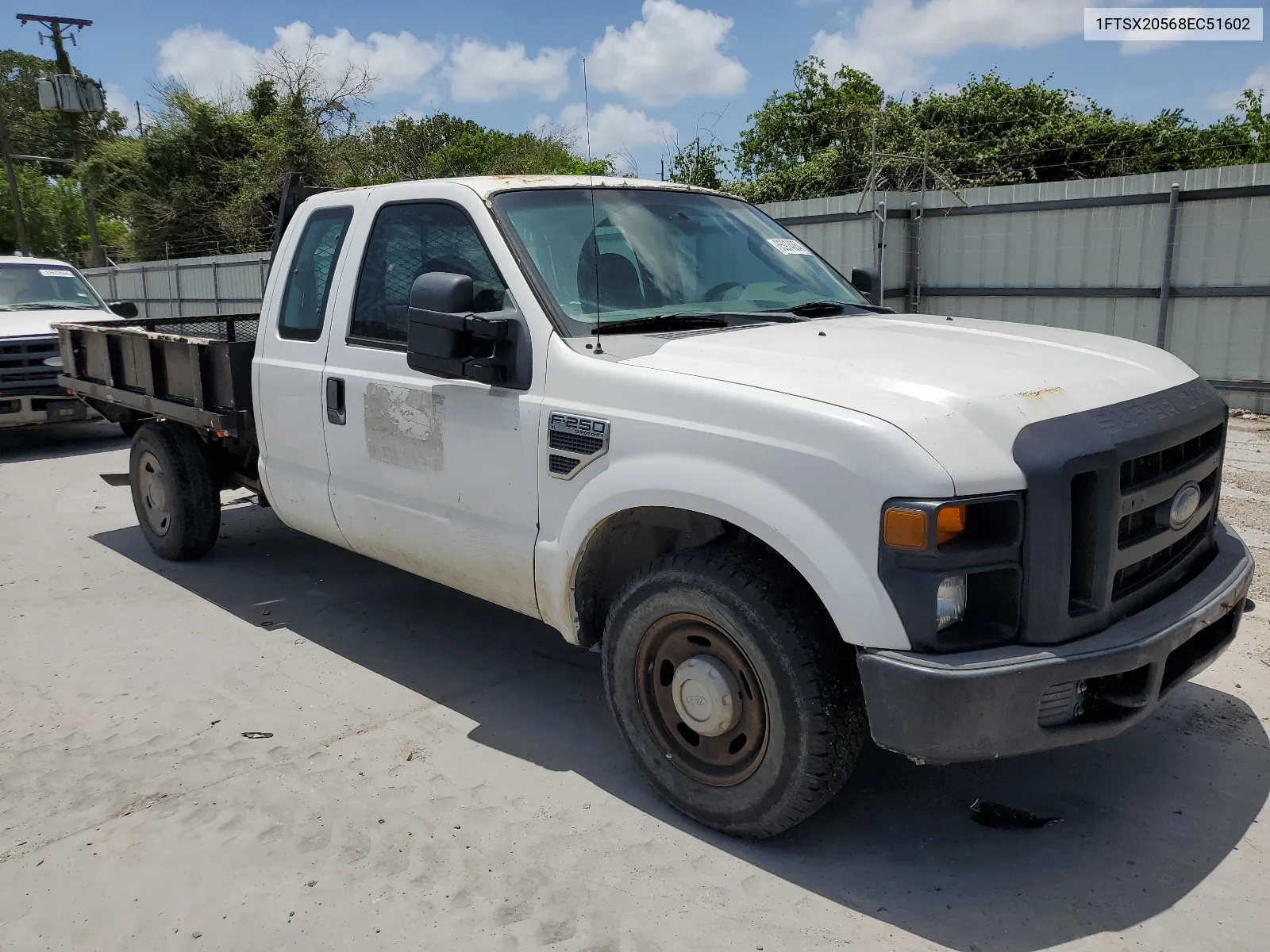 2008 Ford F250 Super Duty VIN: 1FTSX20568EC51602 Lot: 65974054