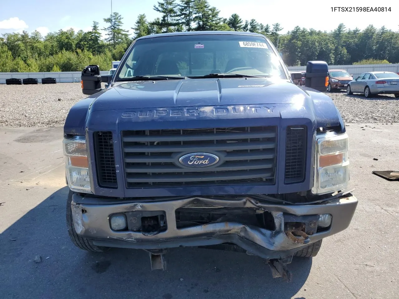 2008 Ford F250 Super Duty VIN: 1FTSX21598EA40814 Lot: 68596744