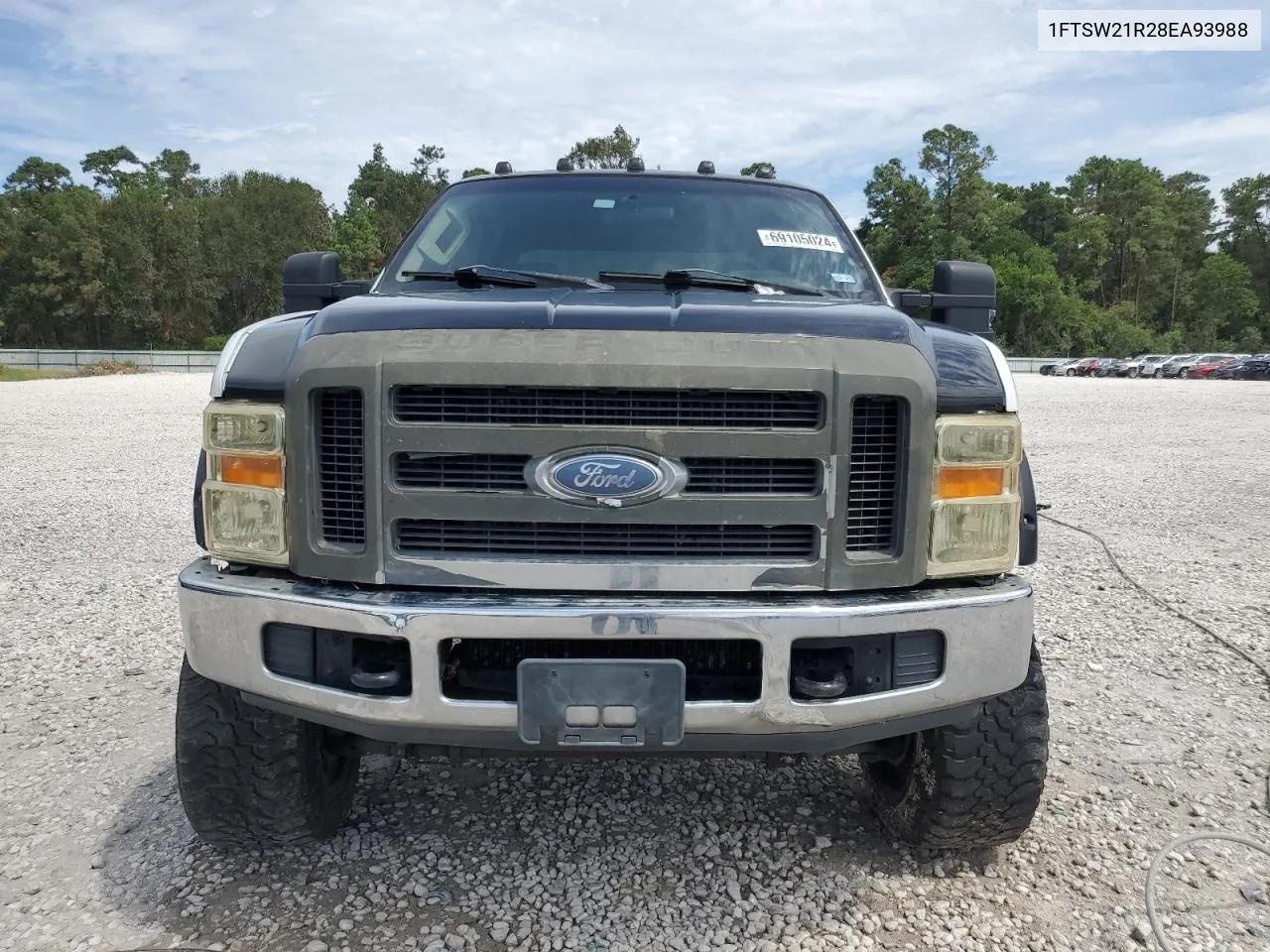 2008 Ford F250 Super Duty VIN: 1FTSW21R28EA93988 Lot: 69105024