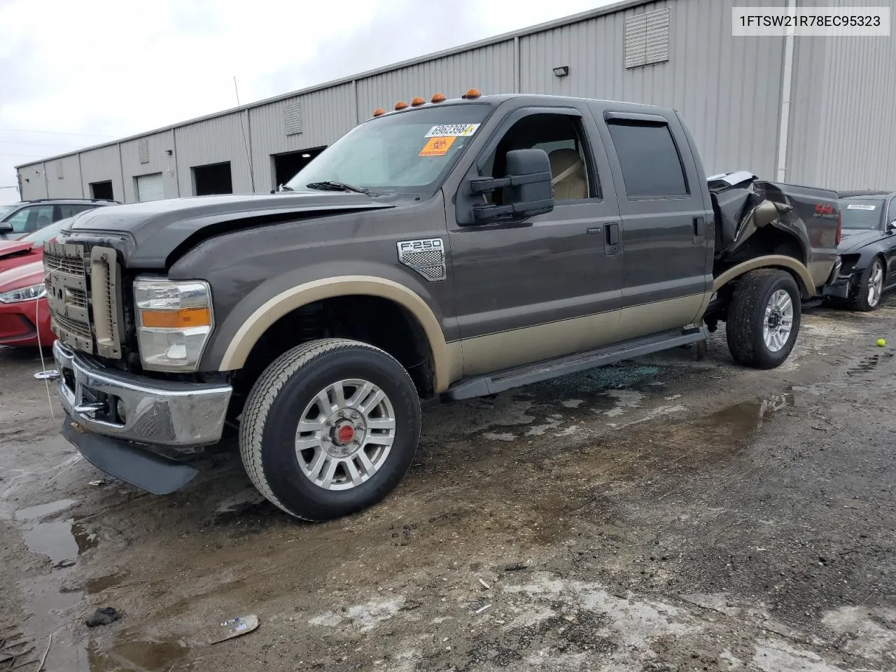 2008 Ford F250 Super Duty VIN: 1FTSW21R78EC95323 Lot: 69623984