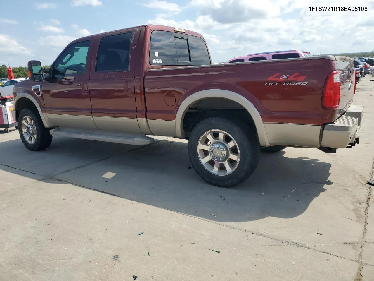 2008 Ford F250 Super Duty VIN: 1FTSW21R18EA05108 Lot: 70463694