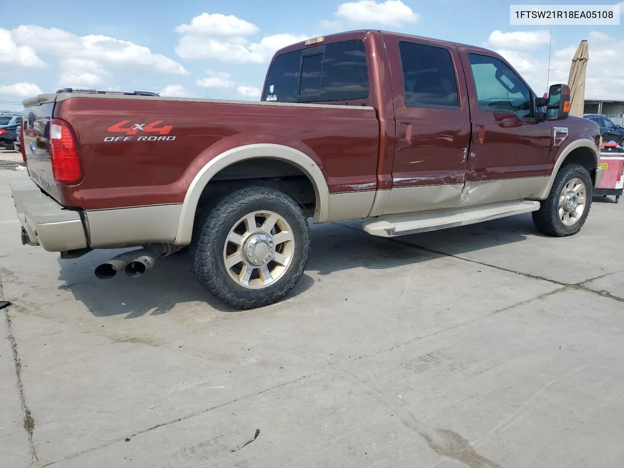 2008 Ford F250 Super Duty VIN: 1FTSW21R18EA05108 Lot: 70463694