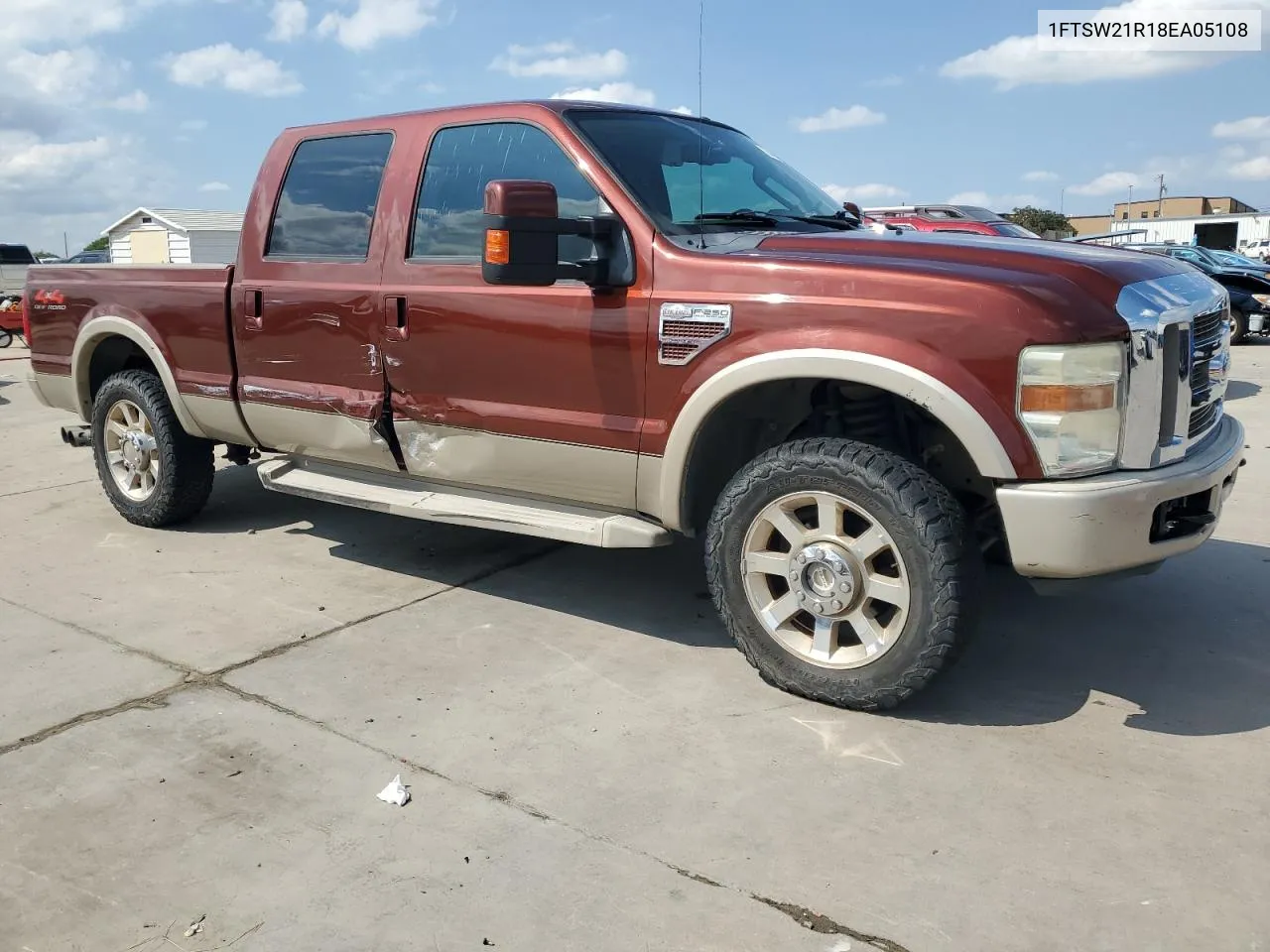 1FTSW21R18EA05108 2008 Ford F250 Super Duty