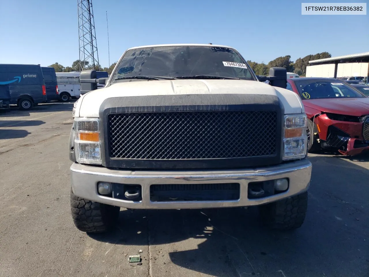 2008 Ford F250 Super Duty VIN: 1FTSW21R78EB36382 Lot: 70467384