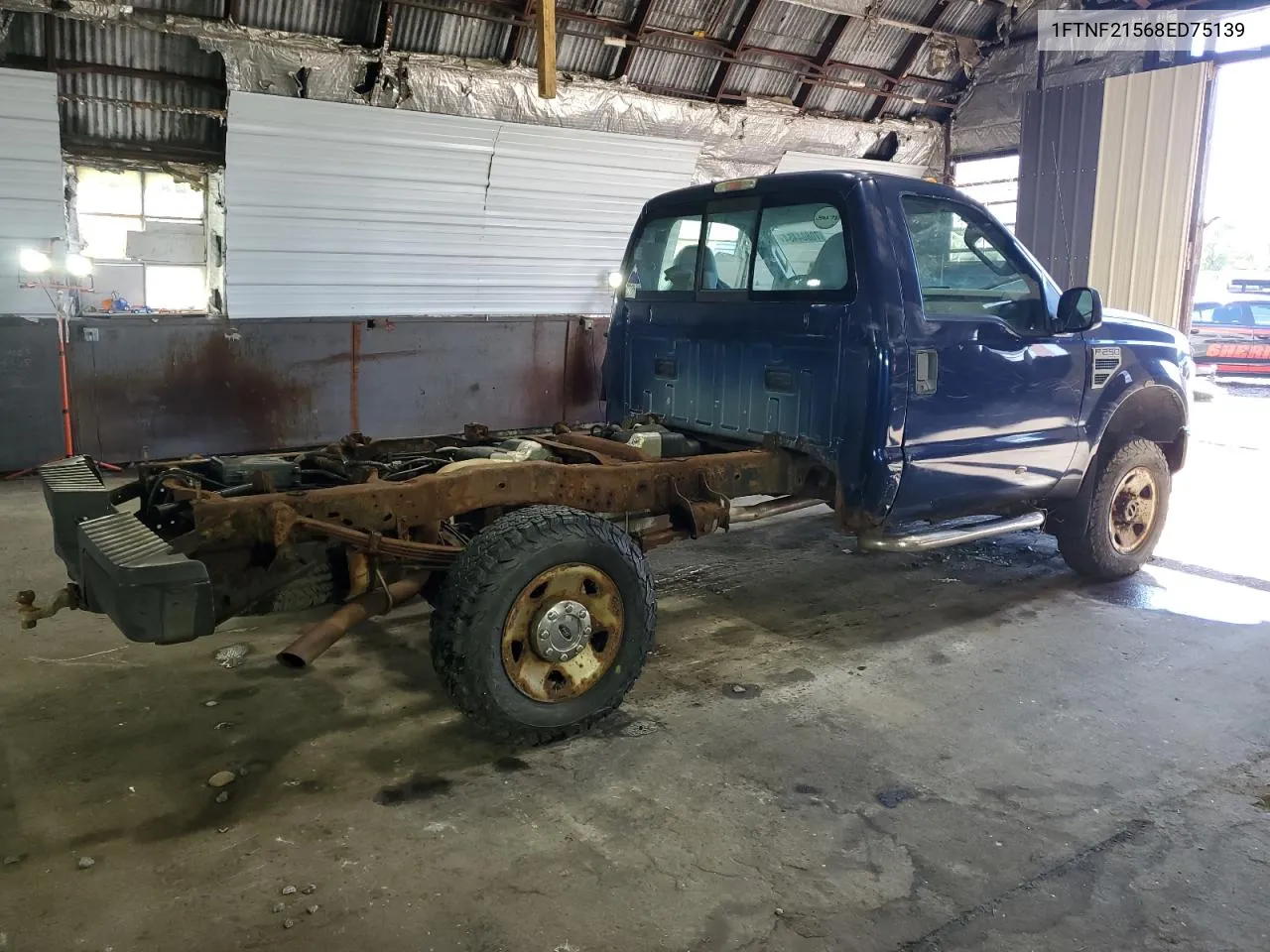 2008 Ford F250 Super Duty VIN: 1FTNF21568ED75139 Lot: 70804464