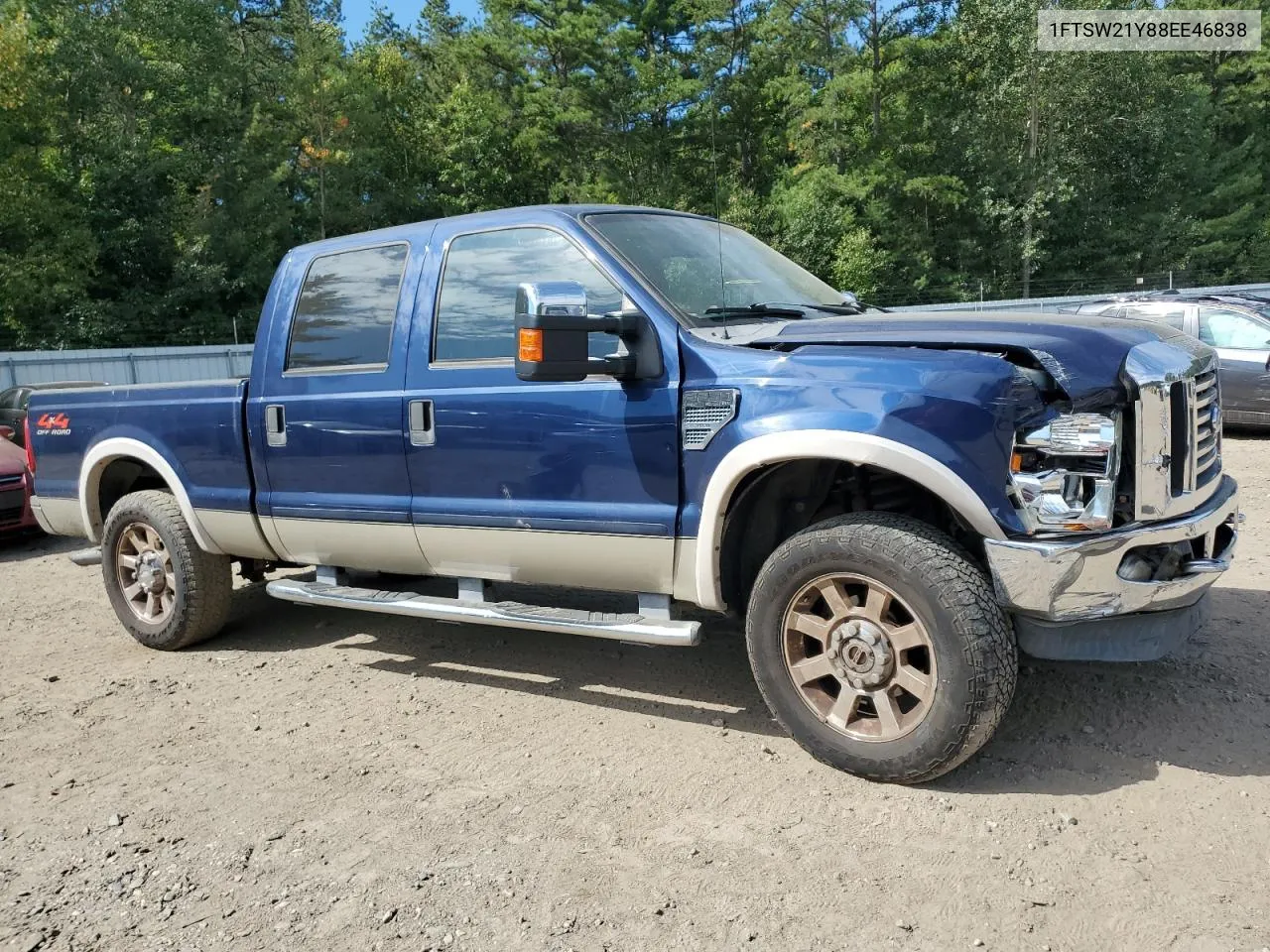 2008 Ford F250 Super Duty VIN: 1FTSW21Y88EE46838 Lot: 70905834