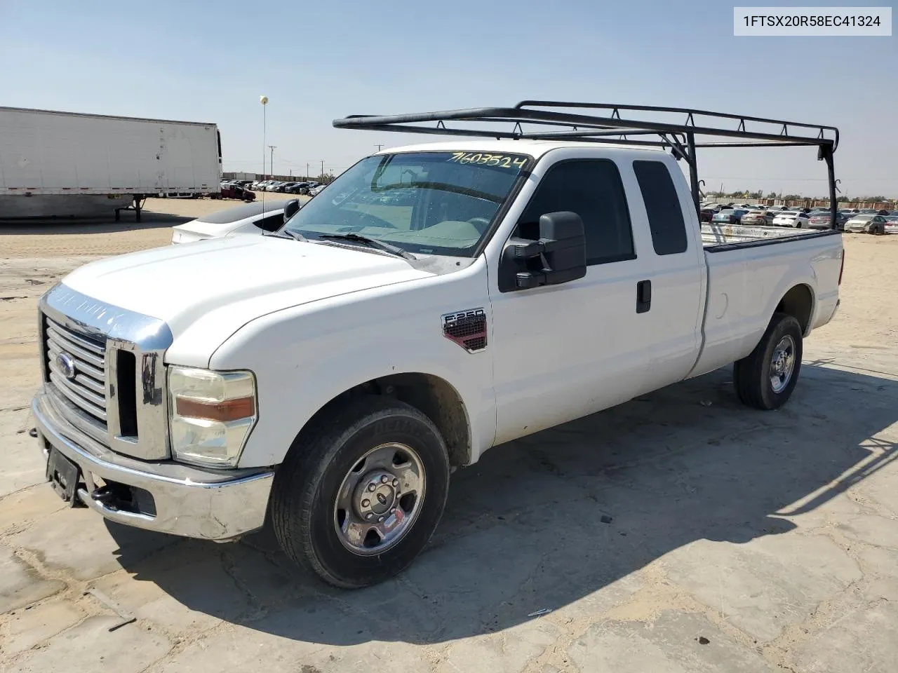 2008 Ford F250 Super Duty VIN: 1FTSX20R58EC41324 Lot: 71603524