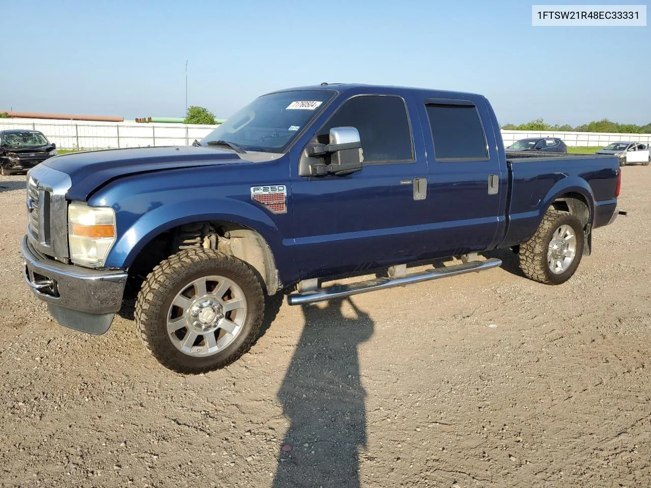 2008 Ford F250 Super Duty VIN: 1FTSW21R48EC33331 Lot: 71760504