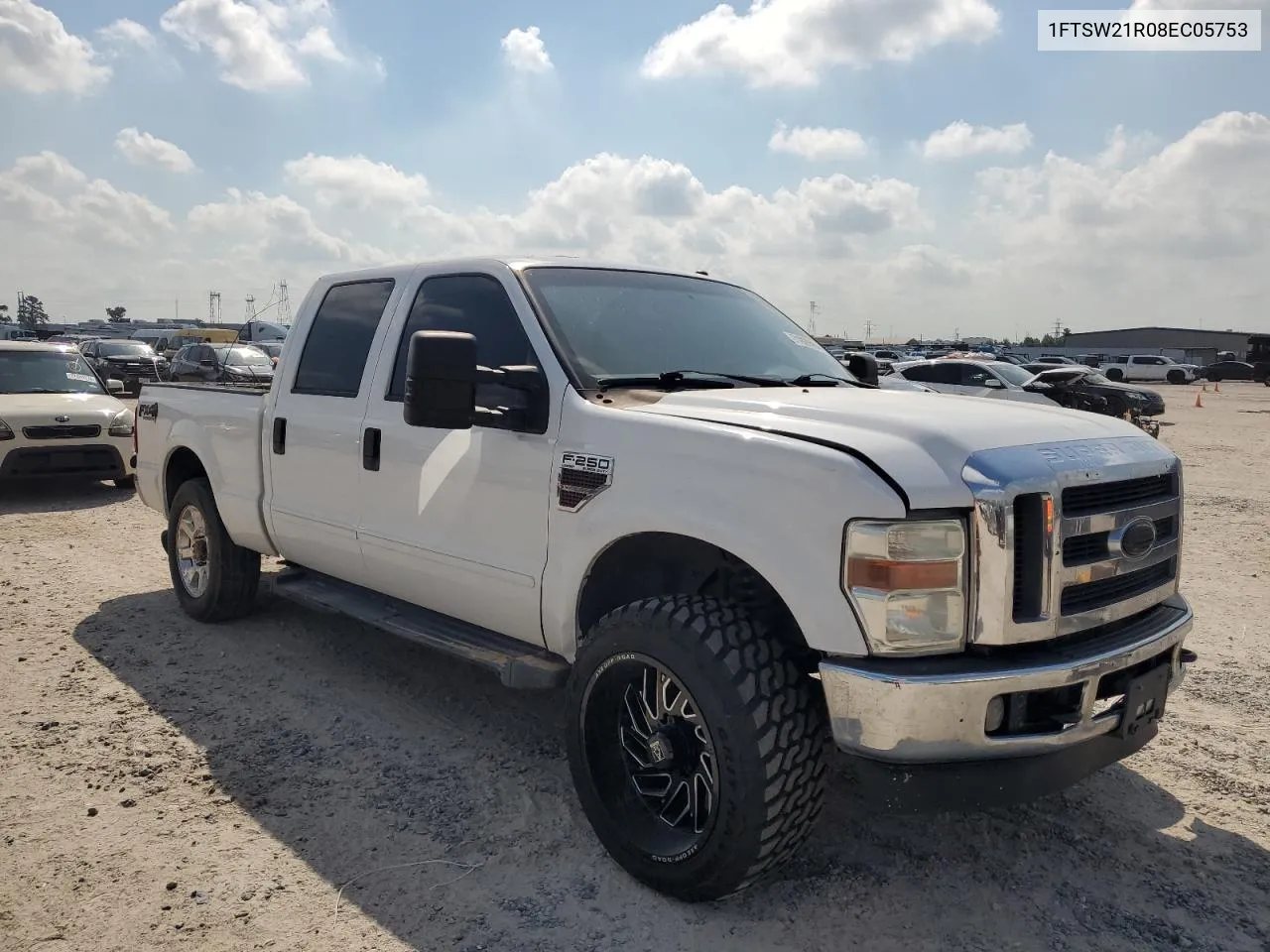 2008 Ford F250 Super Duty VIN: 1FTSW21R08EC05753 Lot: 71928564