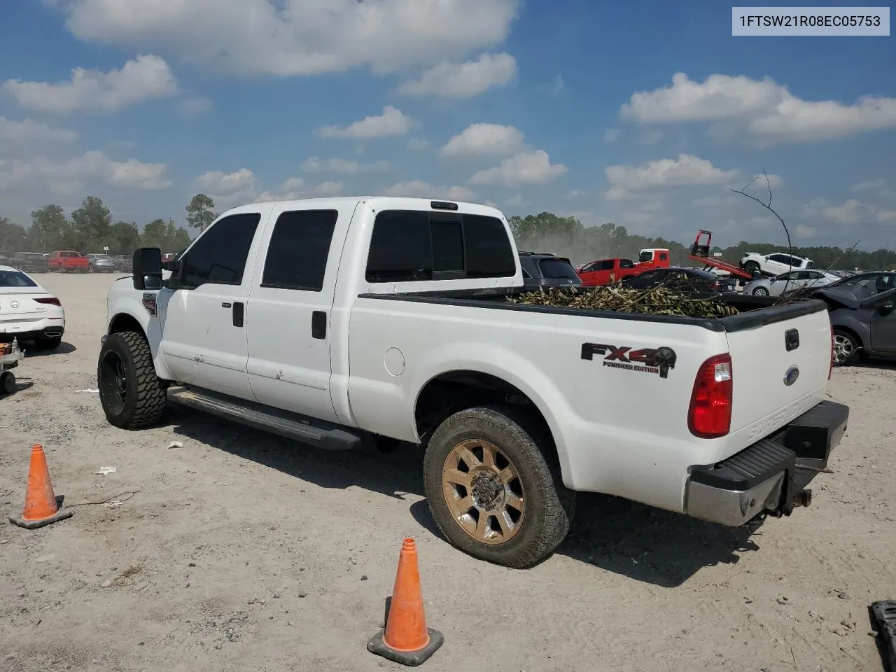 2008 Ford F250 Super Duty VIN: 1FTSW21R08EC05753 Lot: 71928564