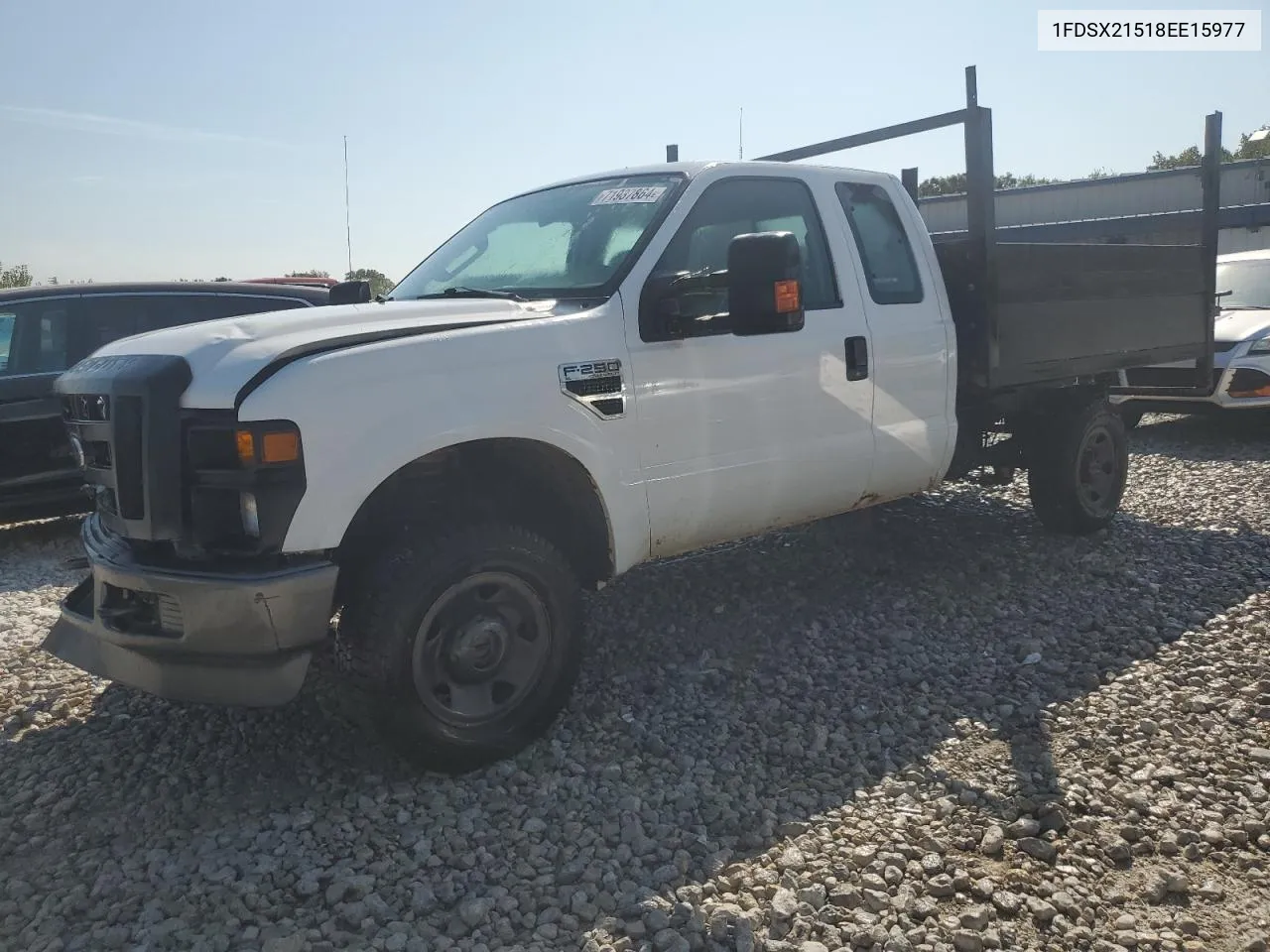 2008 Ford F250 Super Duty VIN: 1FDSX21518EE15977 Lot: 71937864