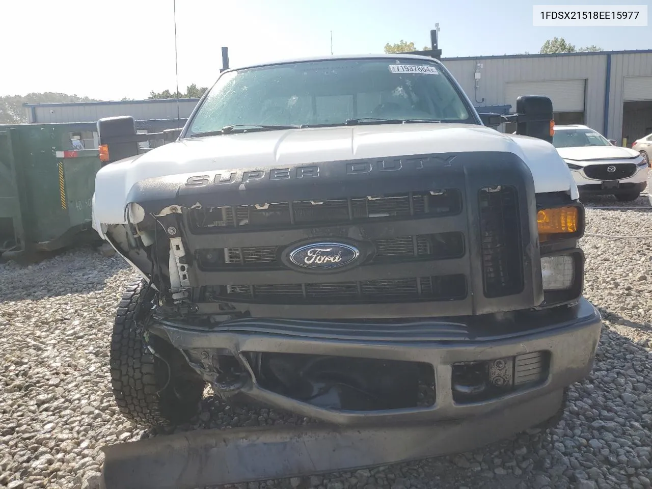 2008 Ford F250 Super Duty VIN: 1FDSX21518EE15977 Lot: 71937864