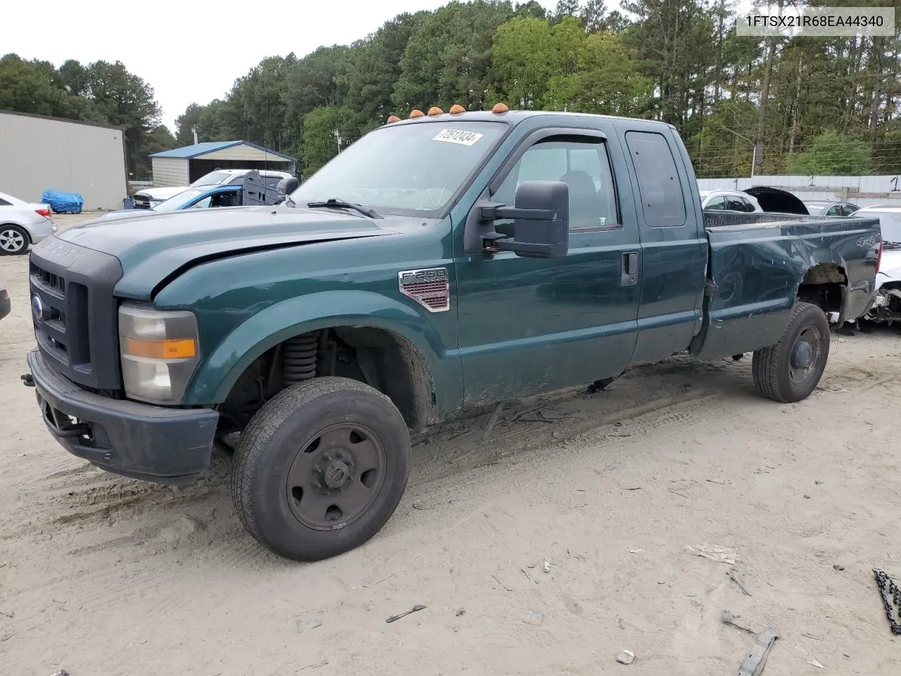 2008 Ford F250 Super Duty VIN: 1FTSX21R68EA44340 Lot: 72612434