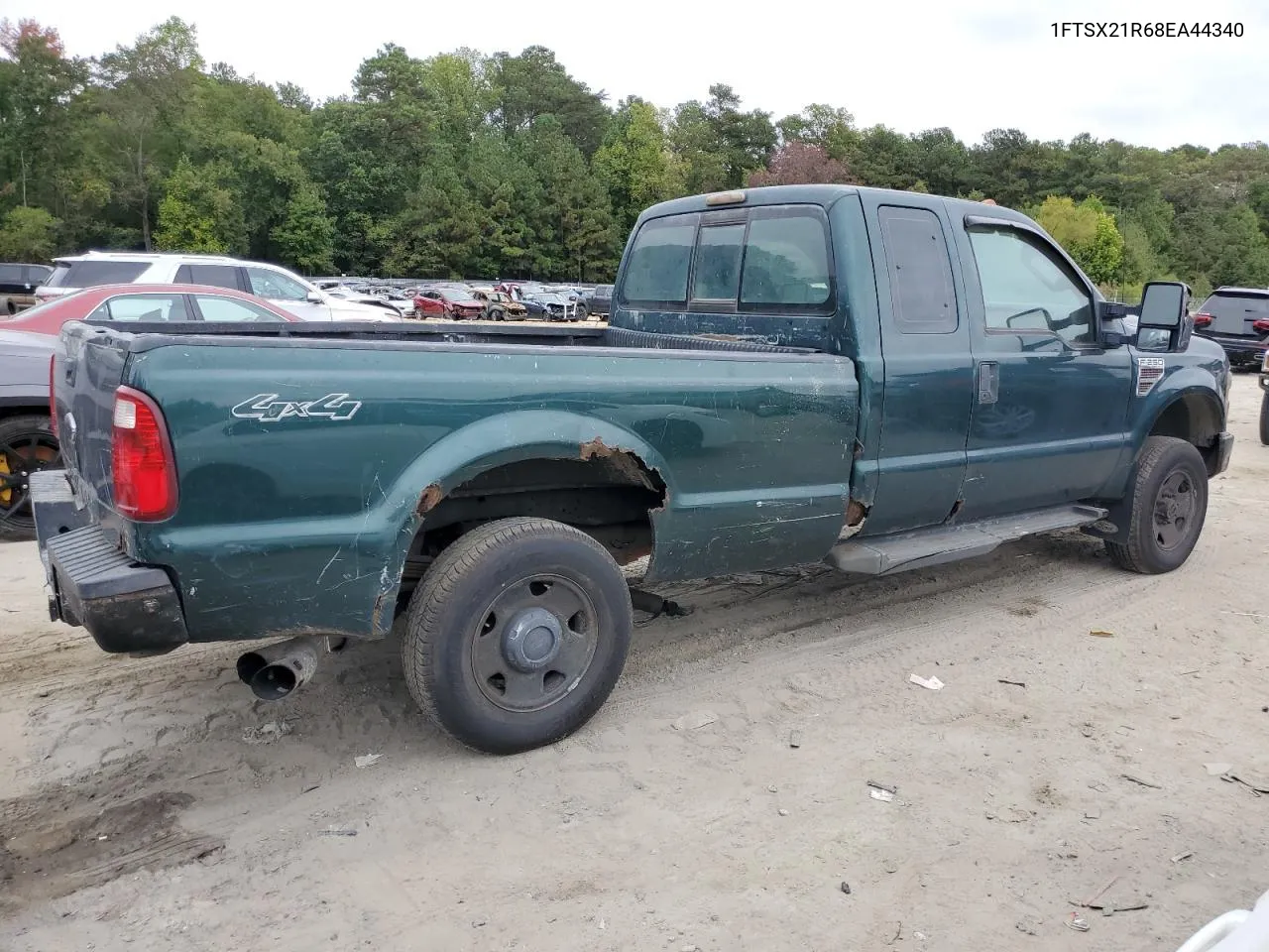 2008 Ford F250 Super Duty VIN: 1FTSX21R68EA44340 Lot: 72612434