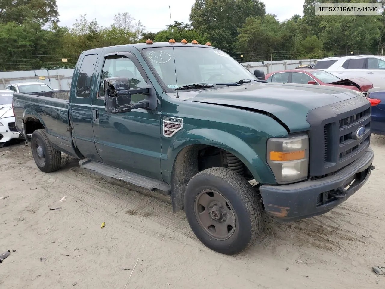 2008 Ford F250 Super Duty VIN: 1FTSX21R68EA44340 Lot: 72612434