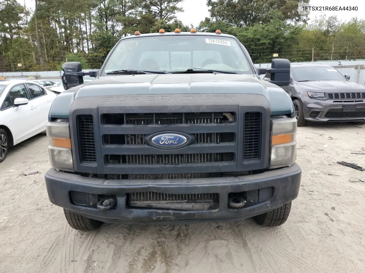 2008 Ford F250 Super Duty VIN: 1FTSX21R68EA44340 Lot: 72612434