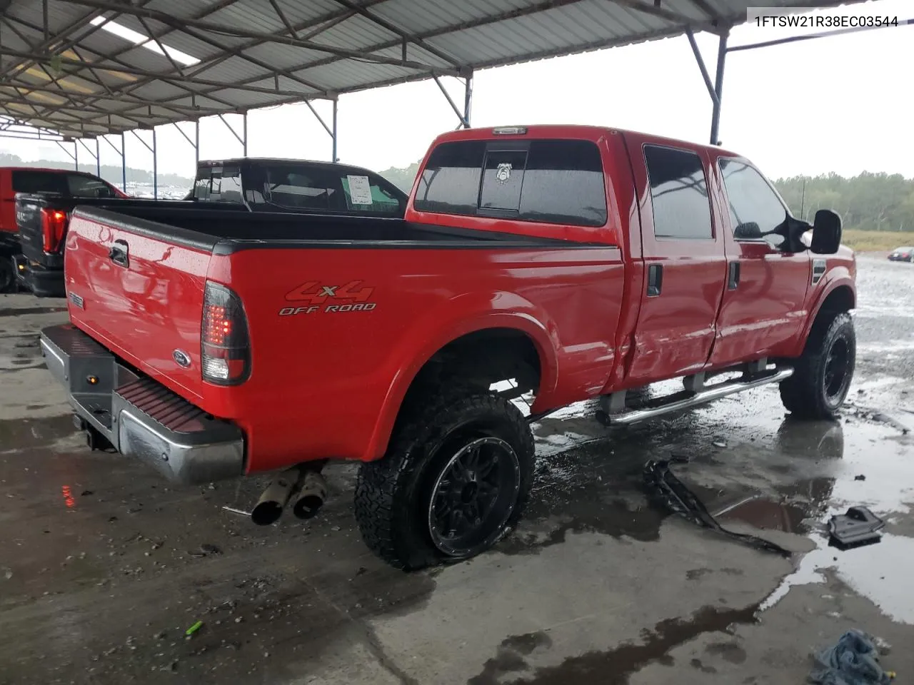 2008 Ford F250 Super Duty VIN: 1FTSW21R38EC03544 Lot: 72704184