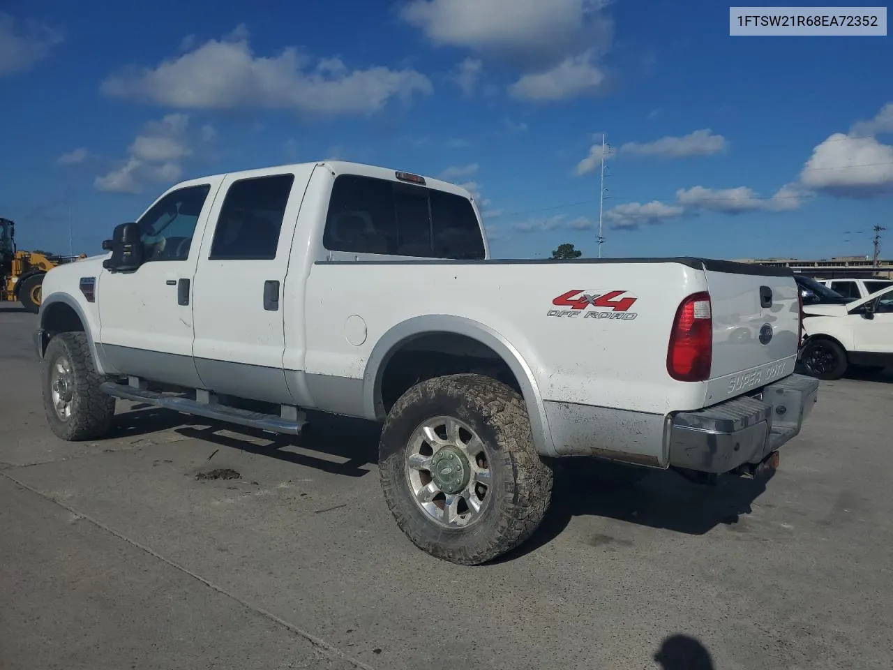 2008 Ford F250 Super Duty VIN: 1FTSW21R68EA72352 Lot: 72836894