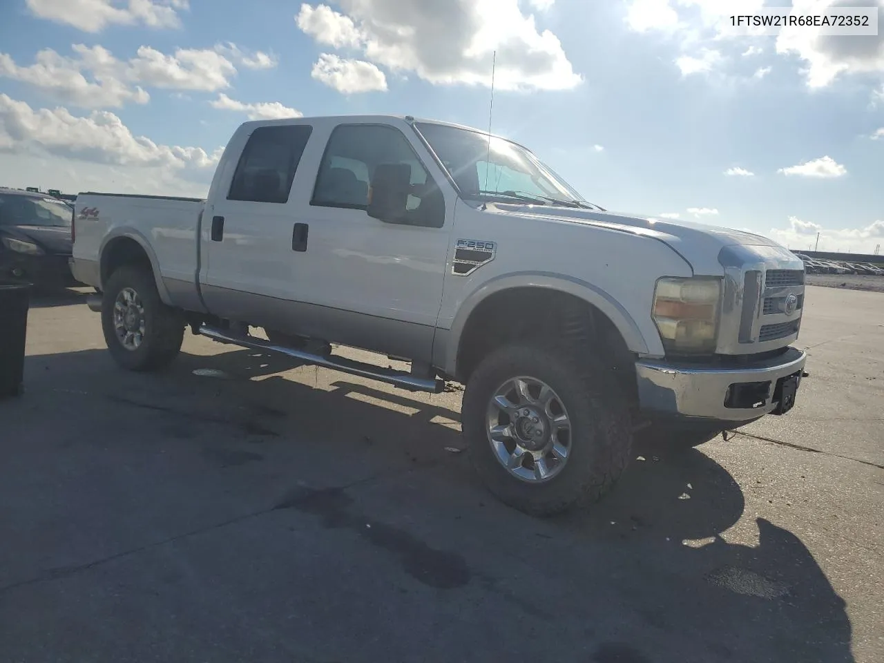 2008 Ford F250 Super Duty VIN: 1FTSW21R68EA72352 Lot: 72836894