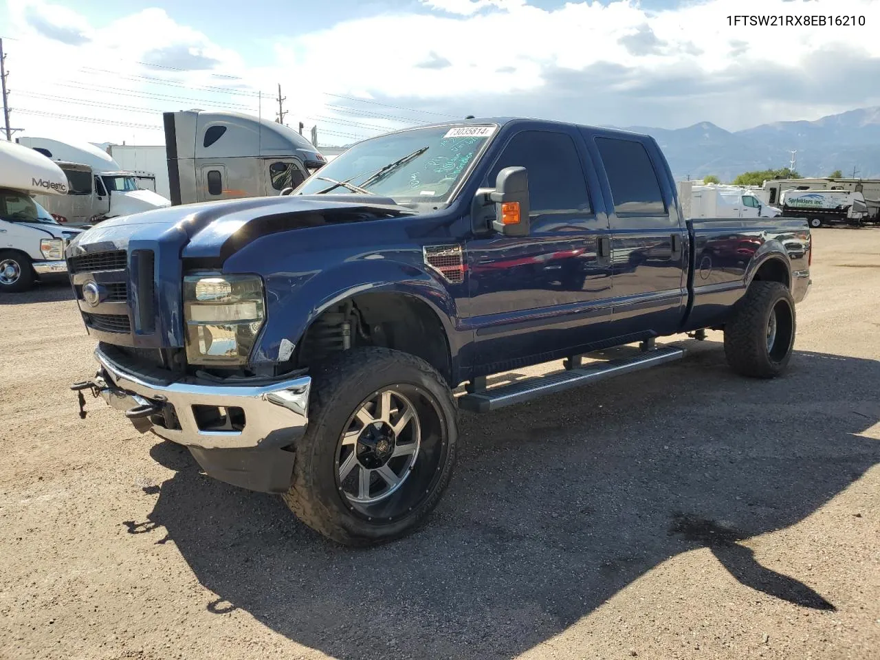 2008 Ford F250 Super Duty VIN: 1FTSW21RX8EB16210 Lot: 73035814