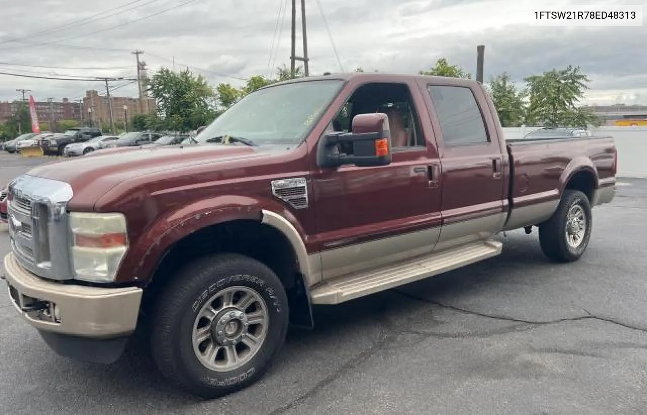 2008 Ford F250 Super Duty VIN: 1FTSW21R78ED48313 Lot: 73405614