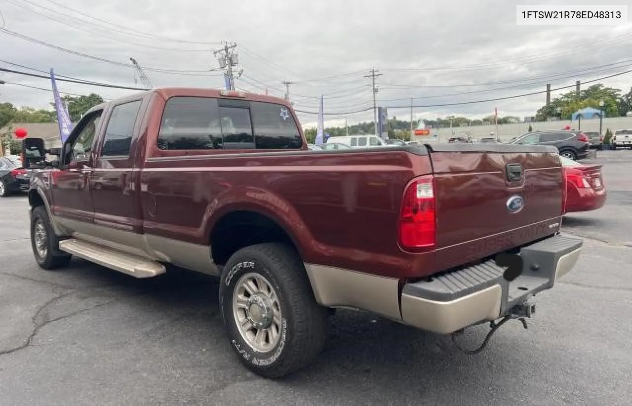 2008 Ford F250 Super Duty VIN: 1FTSW21R78ED48313 Lot: 73405614