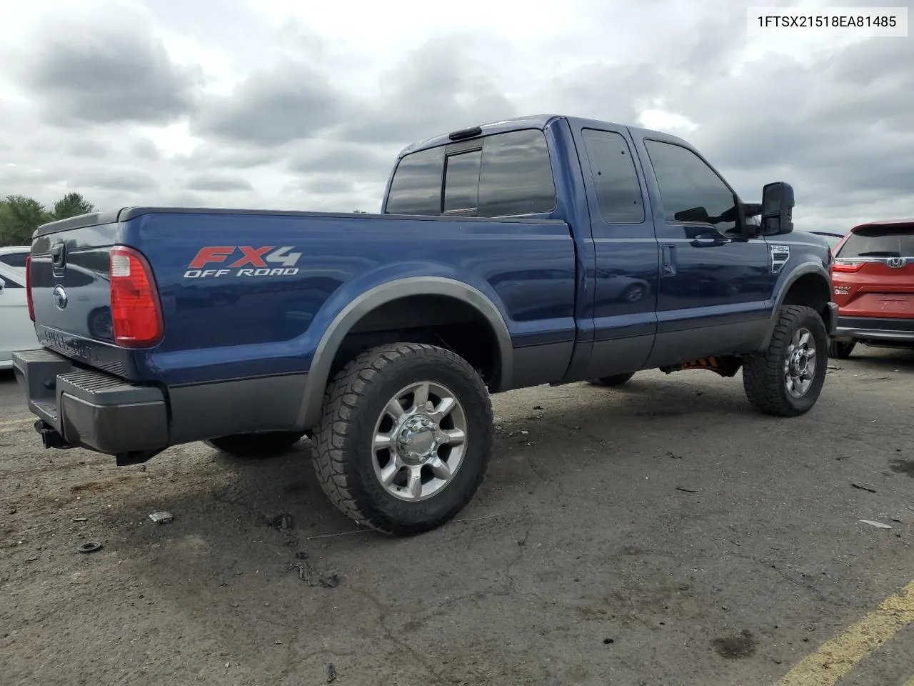 2008 Ford F250 Super Duty VIN: 1FTSX21518EA81485 Lot: 73603274