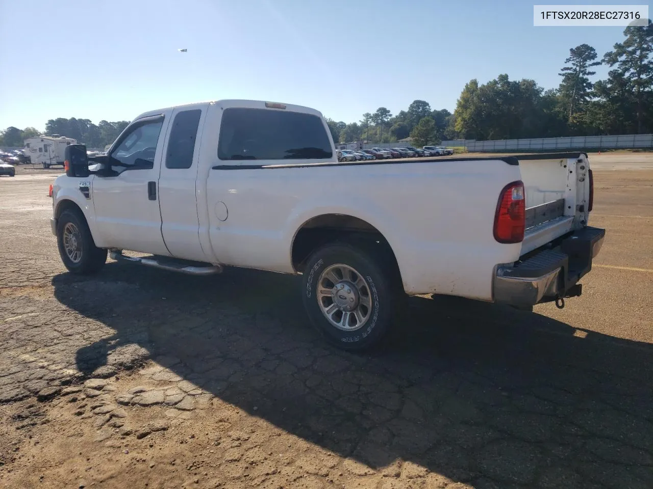 2008 Ford F250 Super Duty VIN: 1FTSX20R28EC27316 Lot: 73658294